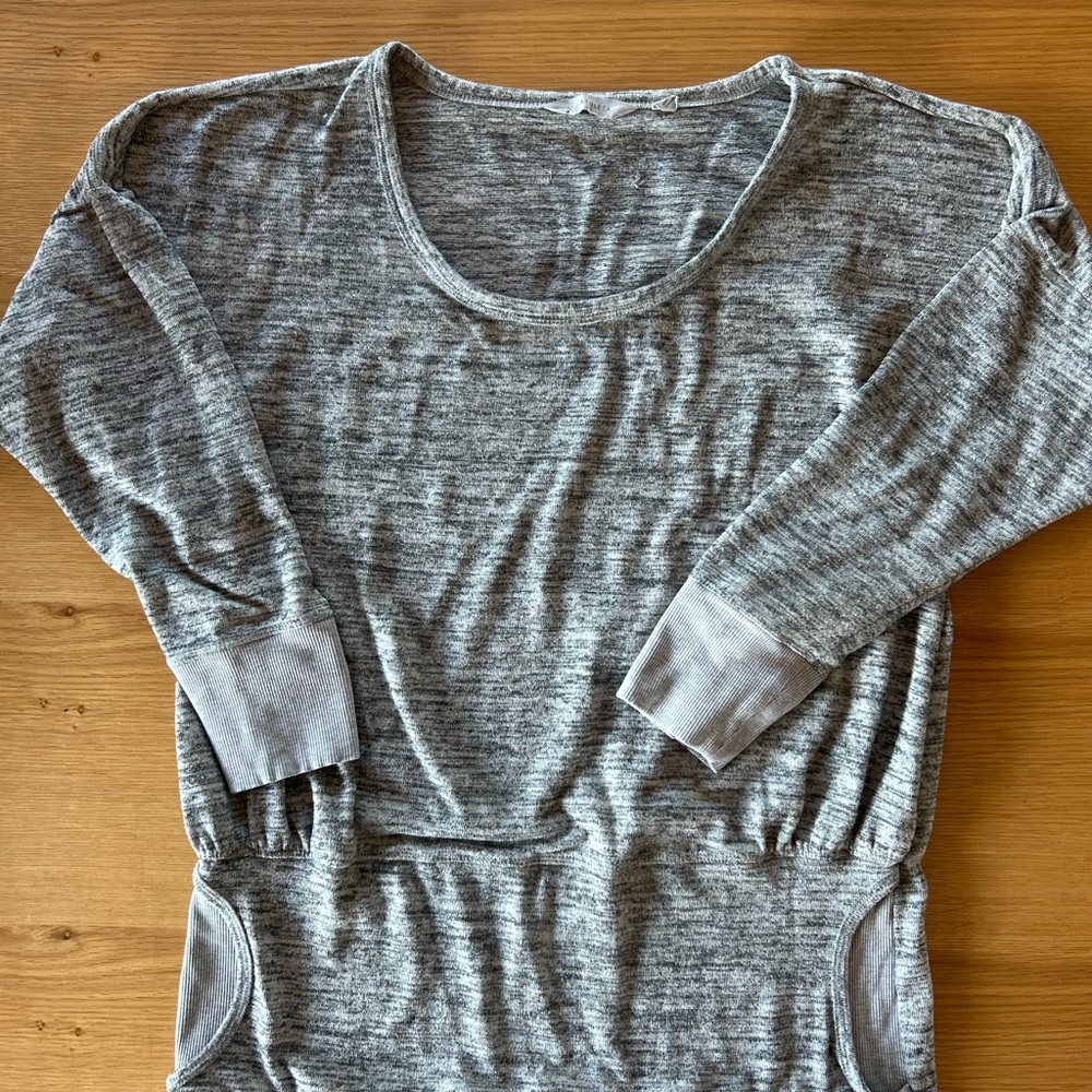 Gray Athleta Long Sleeve Top